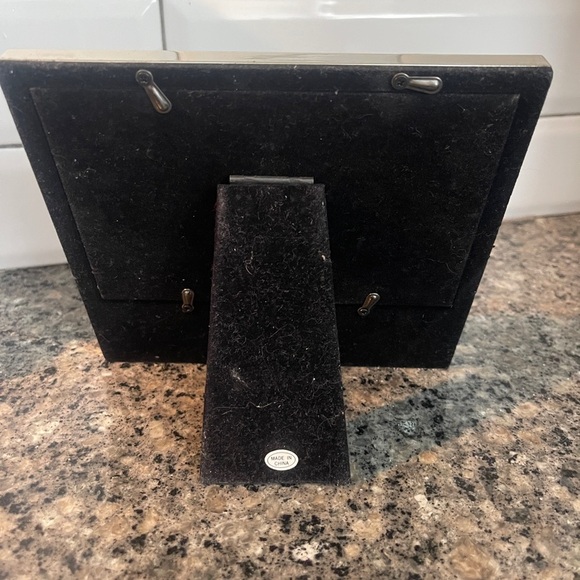 Silver and peach 4X6 Baby Photo Frame - Picture 2 of 2